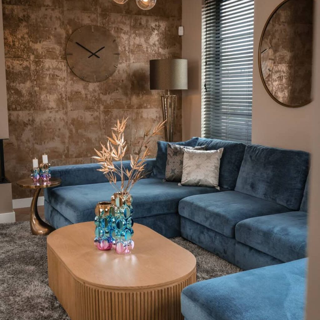 - Bijzettafel Dolphin gold