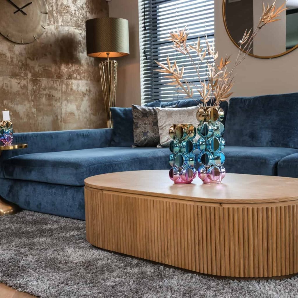 - Bijzettafel Dolphin gold