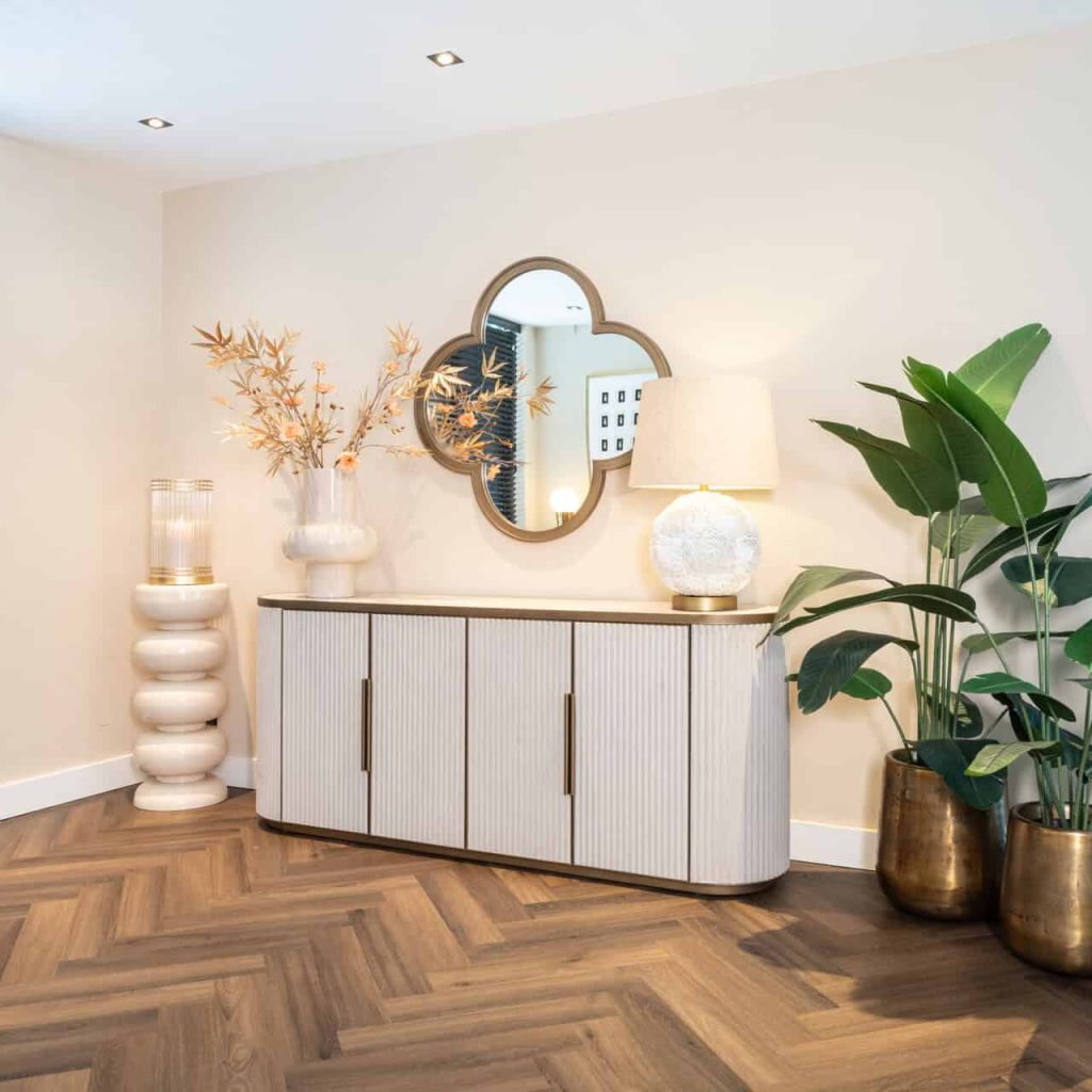 - Spiegel Lowen brushed gold