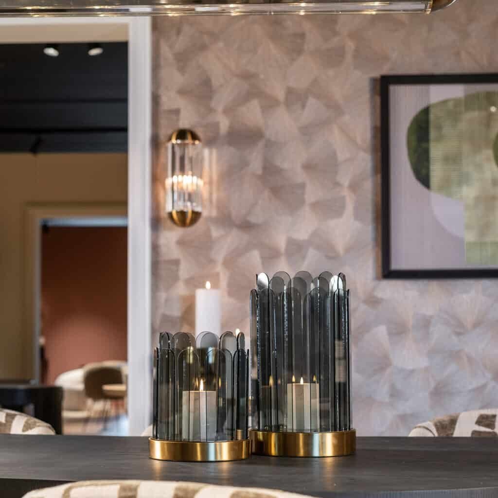 - Windlicht Daisey smoke large