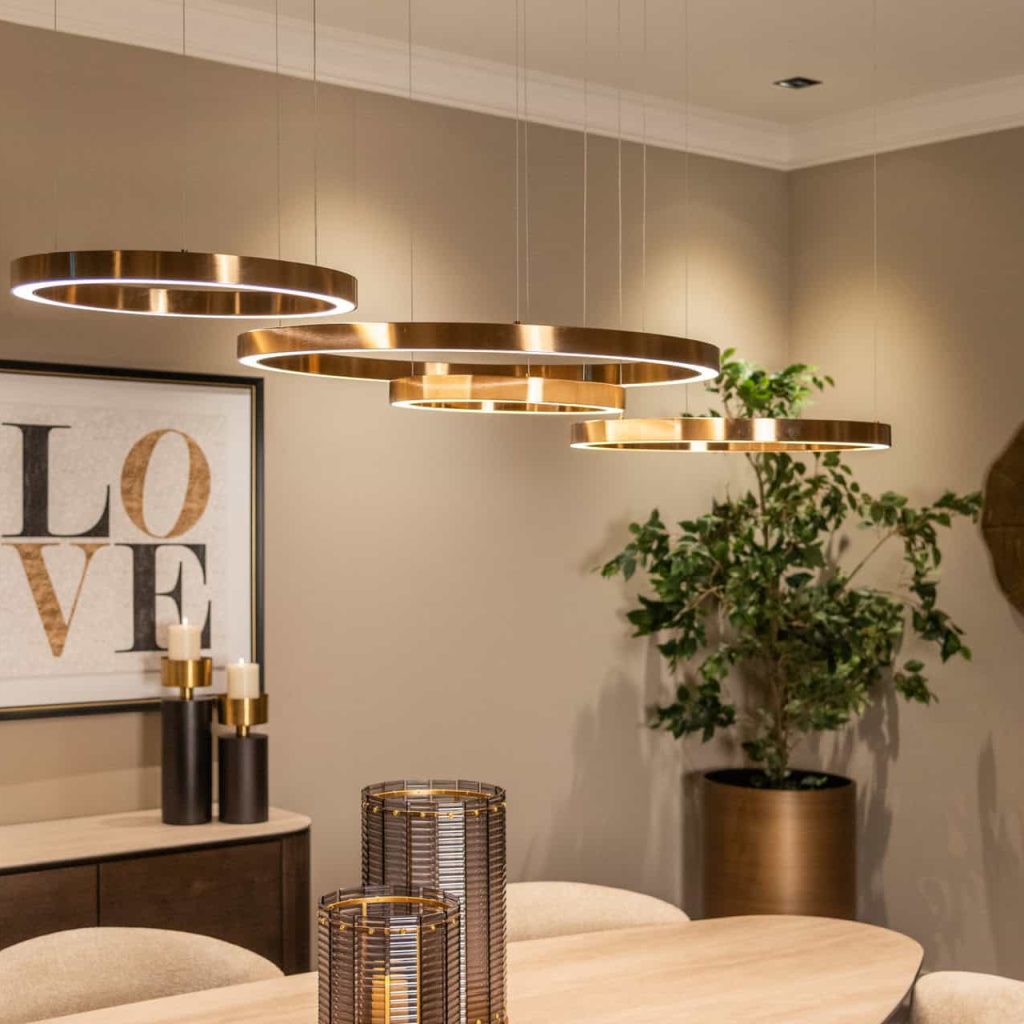 - Plantenbak Dira brushed gold 50Ø