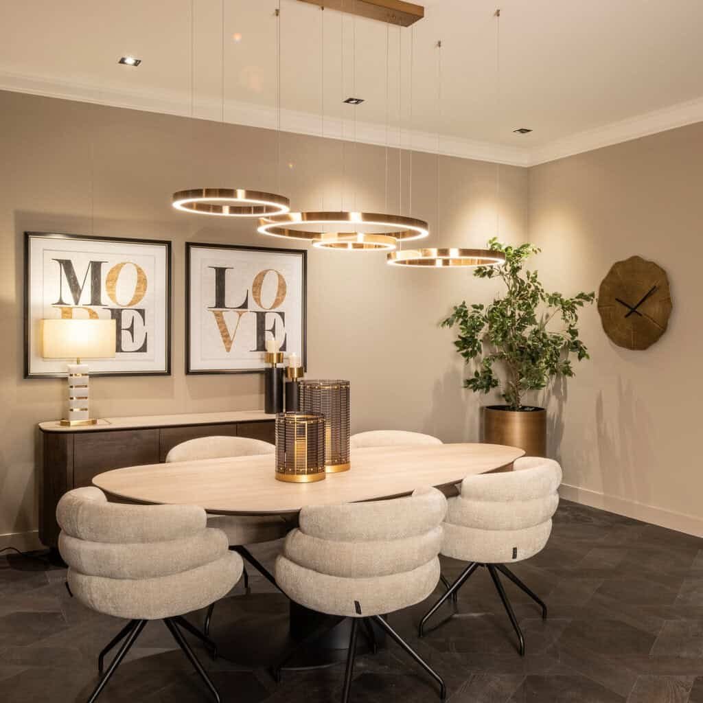 - Plantenbak Dira brushed gold 50Ø