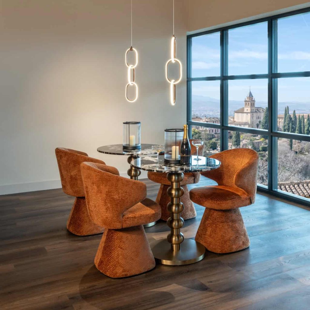 - Bistrotafel Witlox black/gold 75Ø