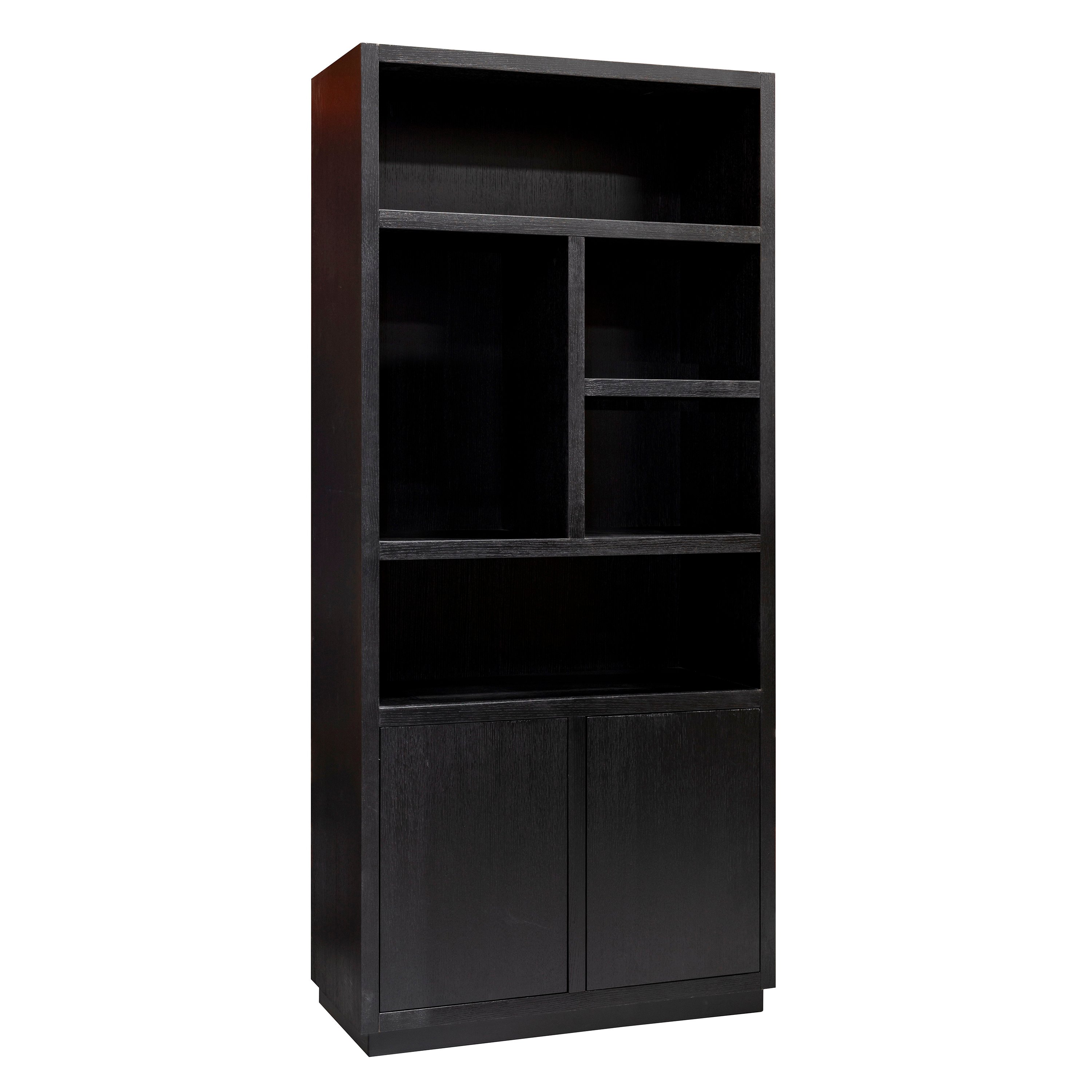 Boekenkast Oakura 2-deuren (Black)