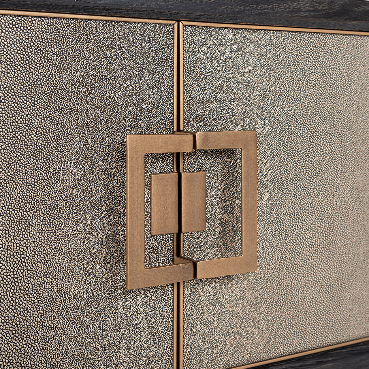 TV-dressoir Bloomville 4-deuren (Gold)