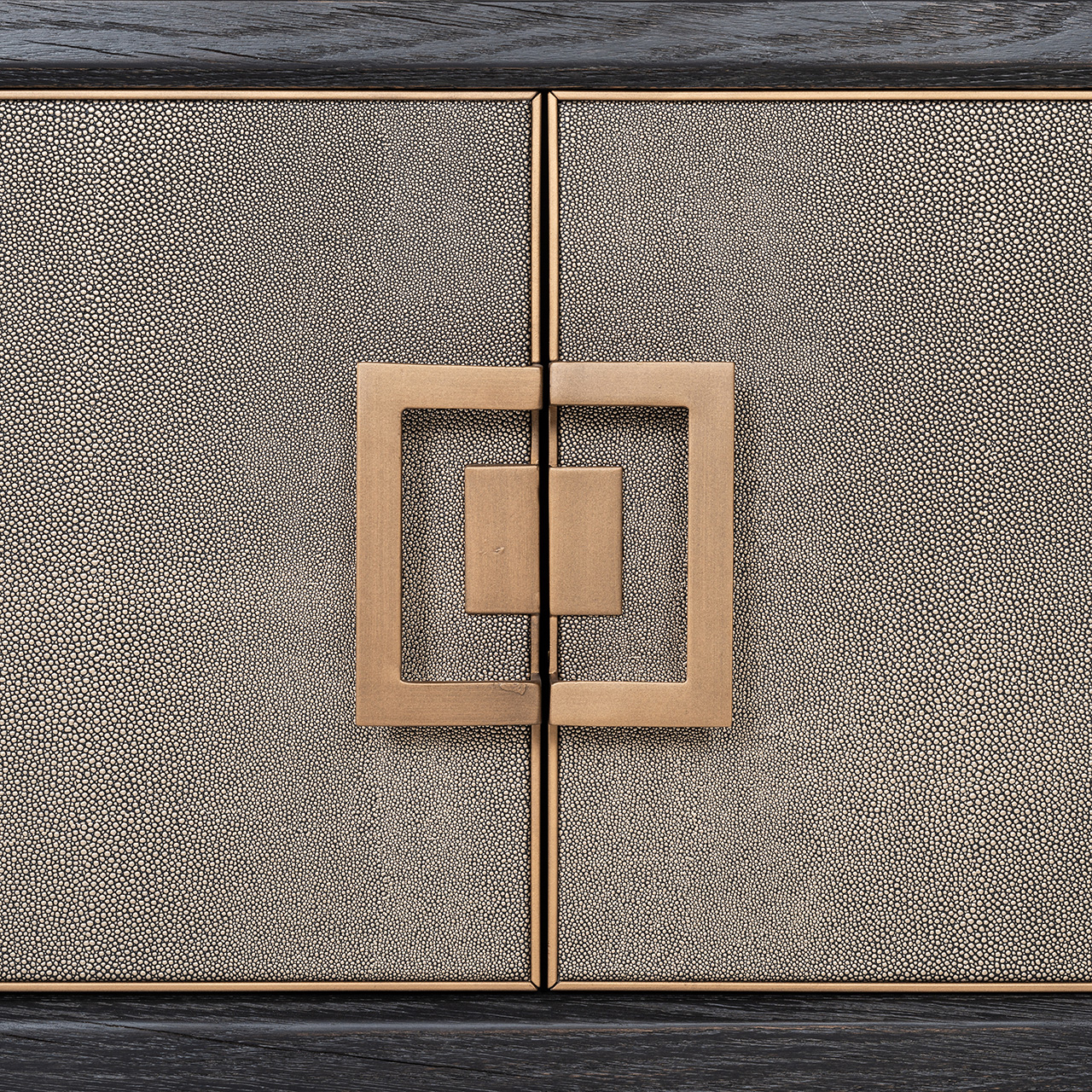 TV-dressoir Bloomville 4-deuren (Gold)