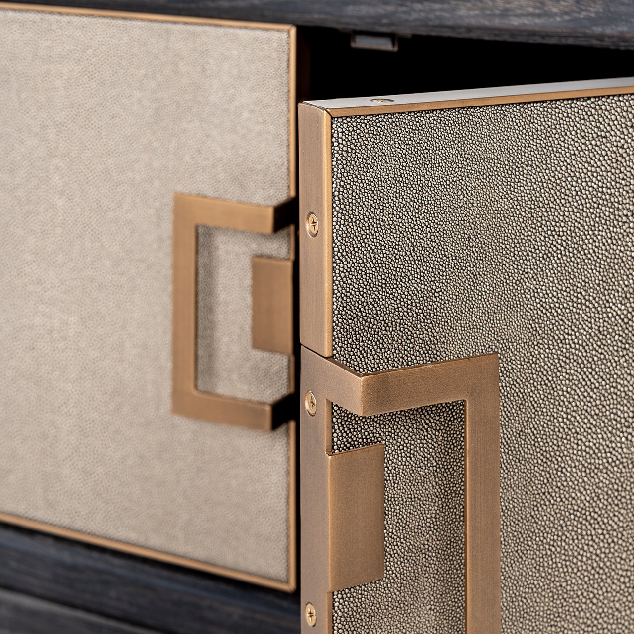 TV-dressoir Bloomville 4-deuren (Gold)