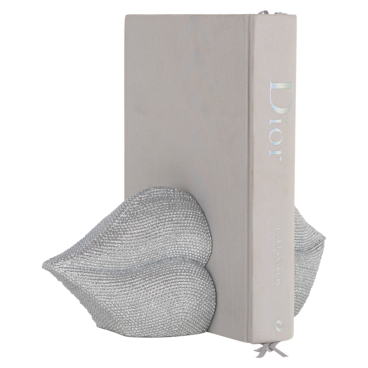 Boekenstandaard Kiss zilver (Silver)
