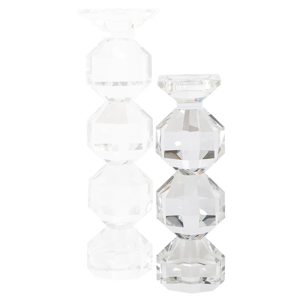 Kandelaar Safia klein (Clear transparent)