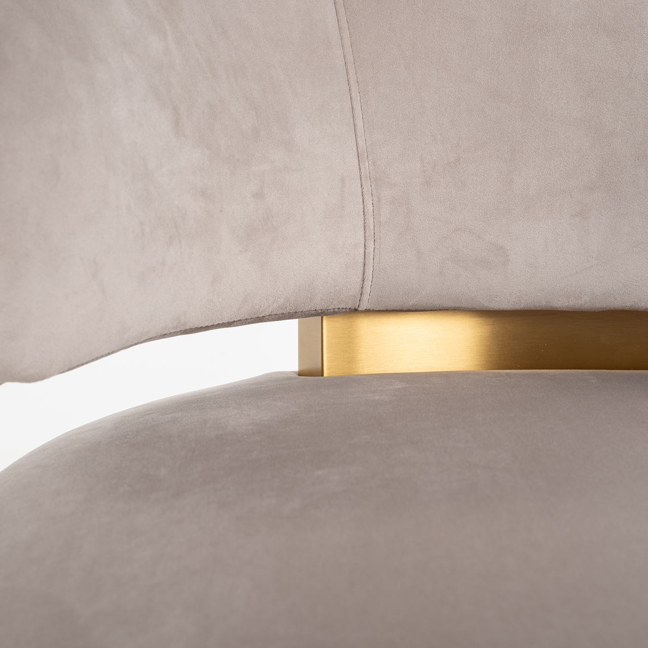 Draaifauteuil Maxime khaki velvet (Quartz Khaki 903)