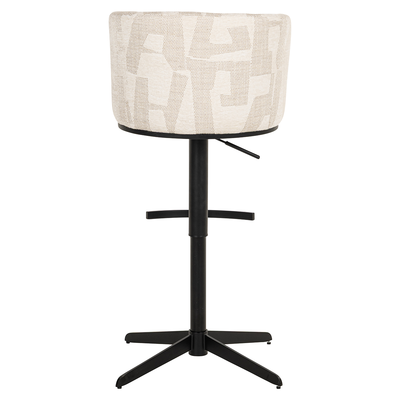 Bar/counterstoel Cheyenne beige graffic (Beige graffic)