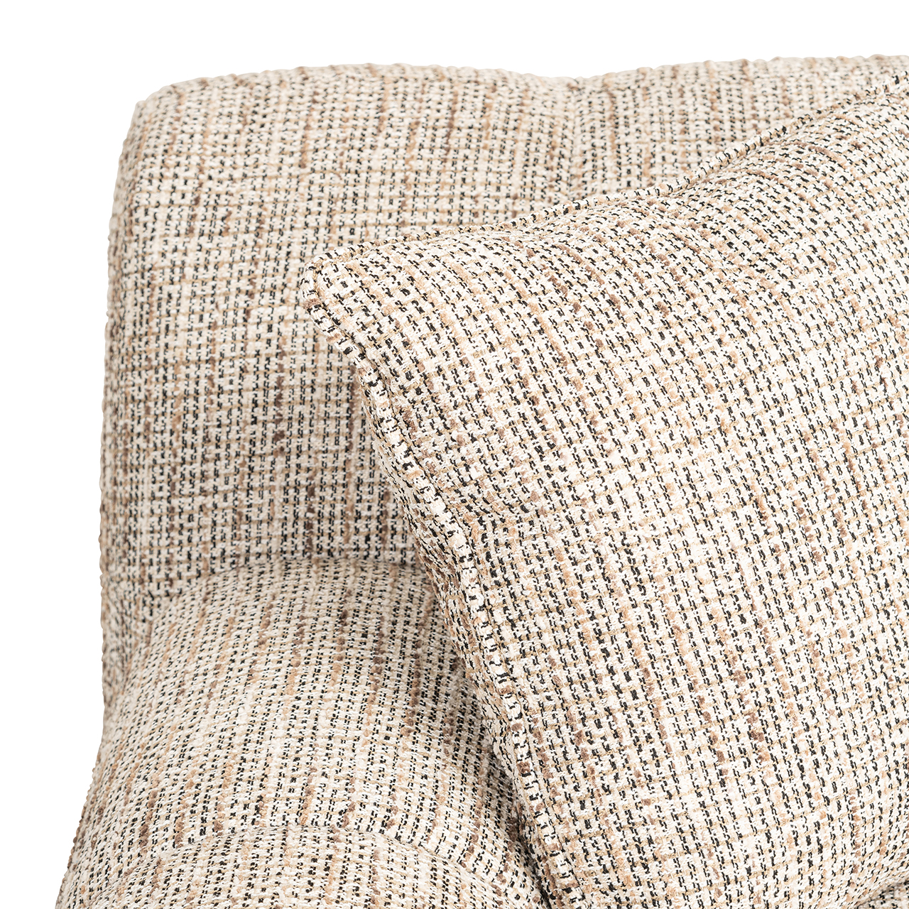 Bank Hazel 3-zits + lounge links trendy nature (Be Trendy 01 Nature)